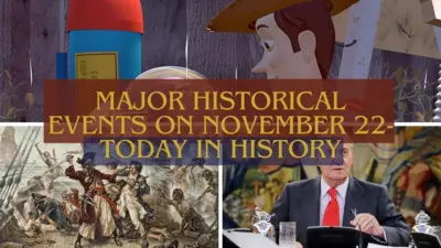 Major Historical Events on November 22- Today in History