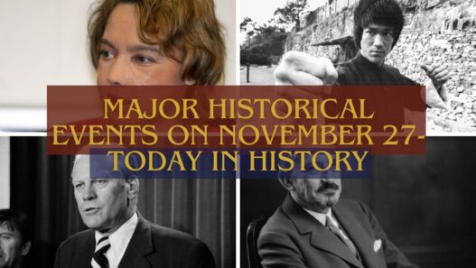 Major Historical Events on November 27- Today in History