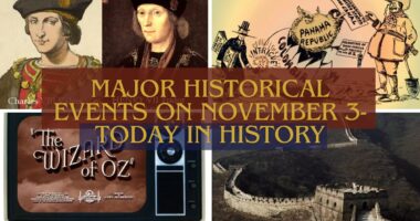 Major Historical Events on November 3- Today in History