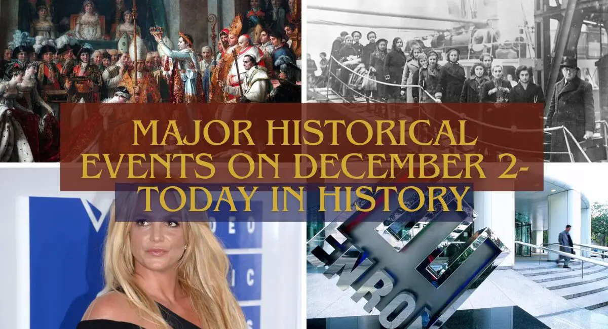 Major Historical Events on December 2- Today in History