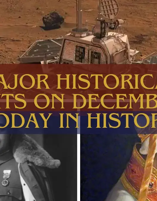 Major Historical Events on December 4- Today in History