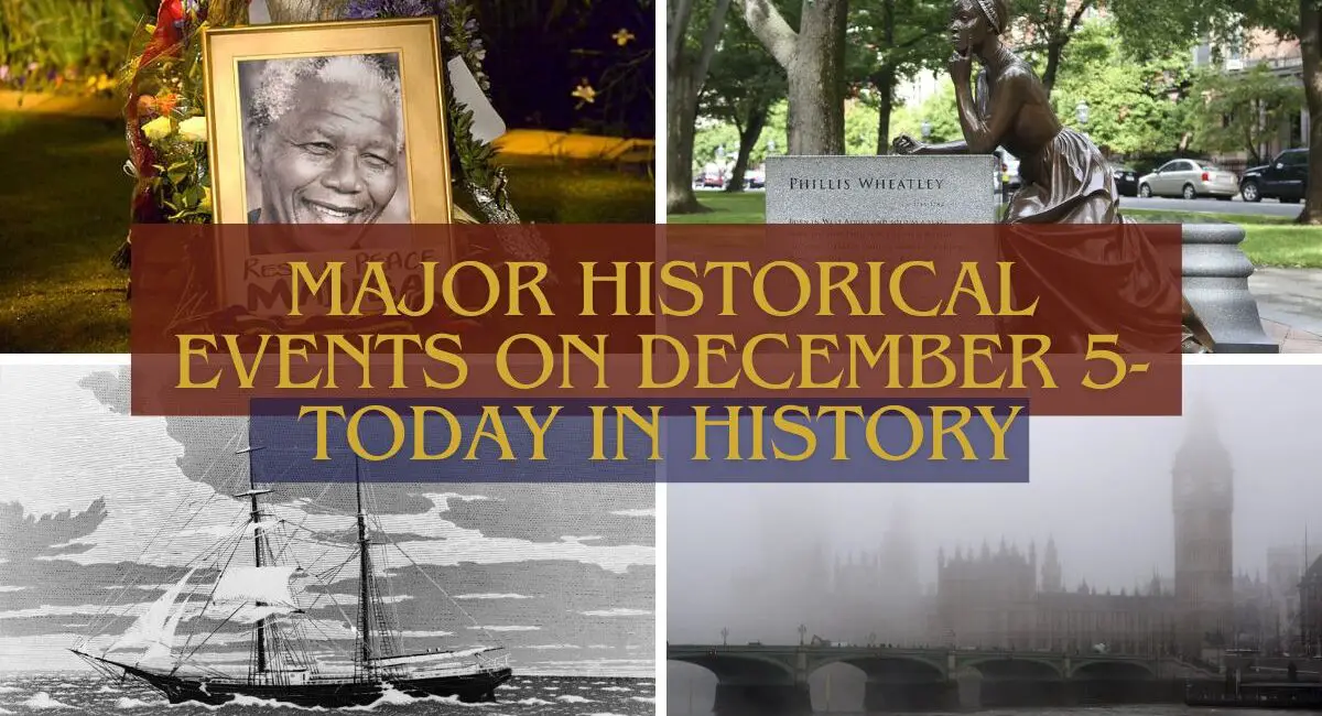 Major Historical Events on December 5- Today in History