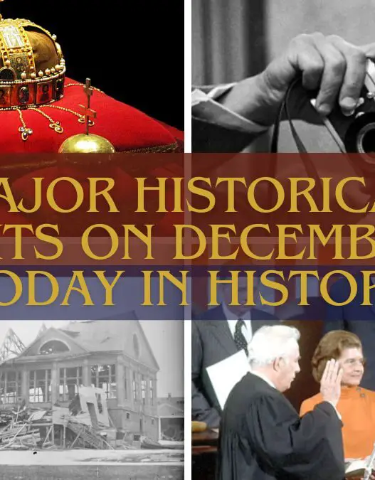 Major Historical Events on December 6- Today in History