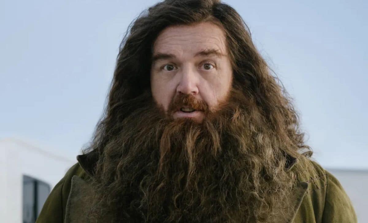 First Look at Nick Frost as Hagrid in HBO’s Upcoming Harry Potter Series