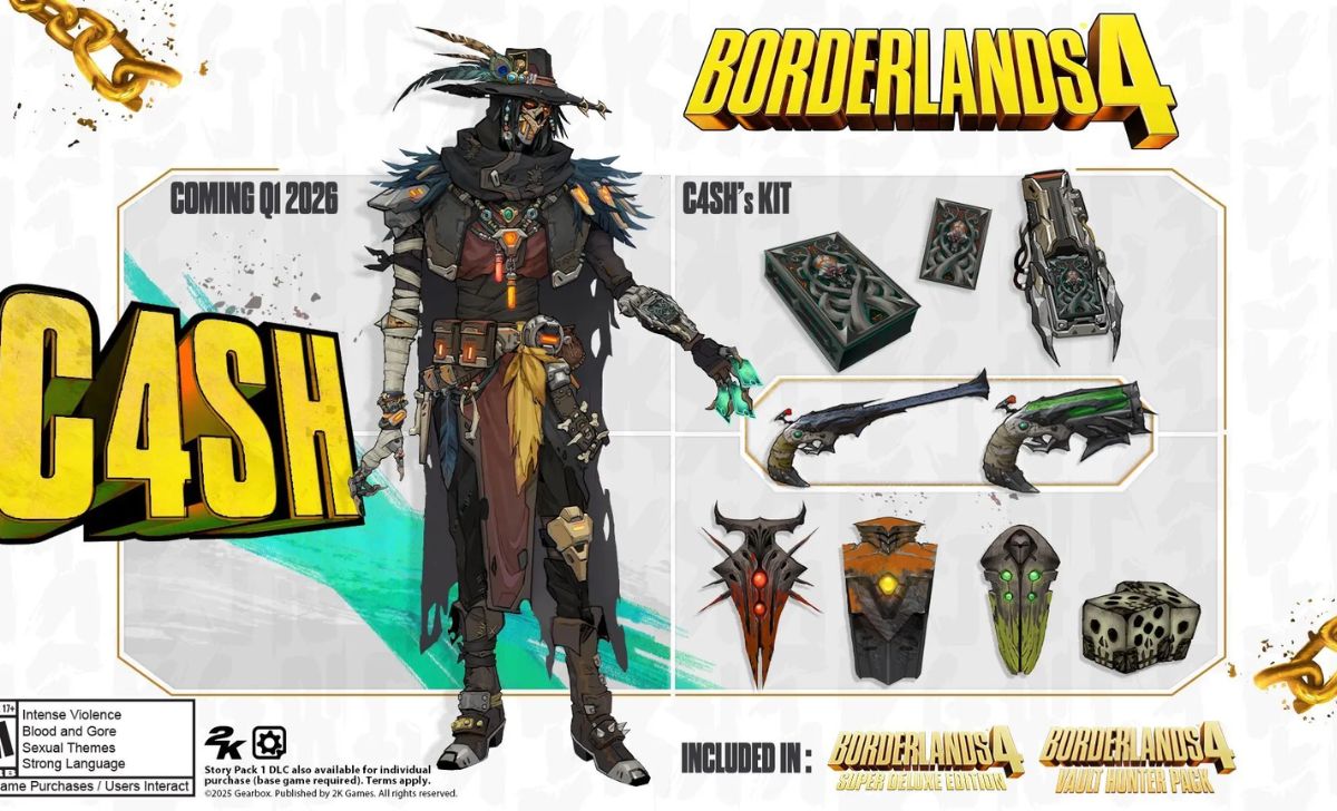 Borderlands 4 Reveals C4SH and First DLC ‘Mad Ellie and the Vault of the Damned’ for 2026