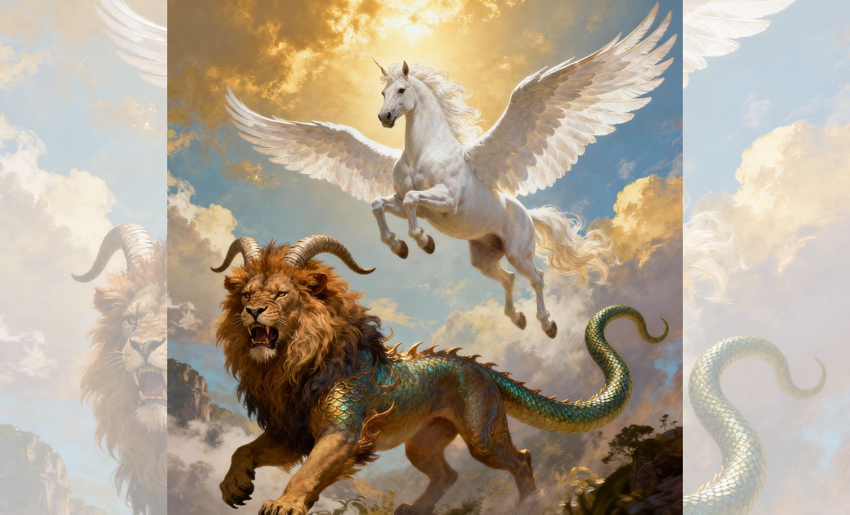 Pegasus and the Chimera in Myth and Legend