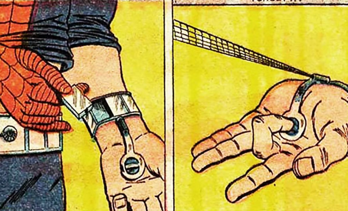 Origin of Spider-Man's Web Shooter