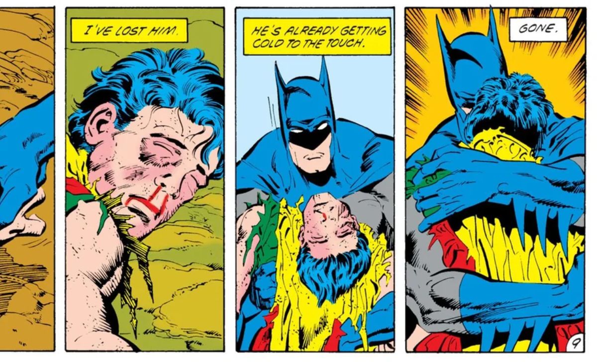 Joker’s Murder of Jason Todd (Death in the Family, 1988)
