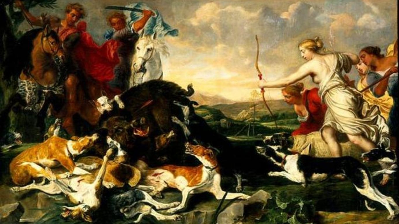 The Calydonian Boar Hunt Meleager's Fateful Triumph and Tragic Destiny