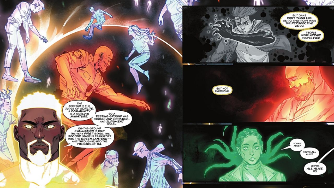 Four Levels of Light - Absolute Green Lantern #6