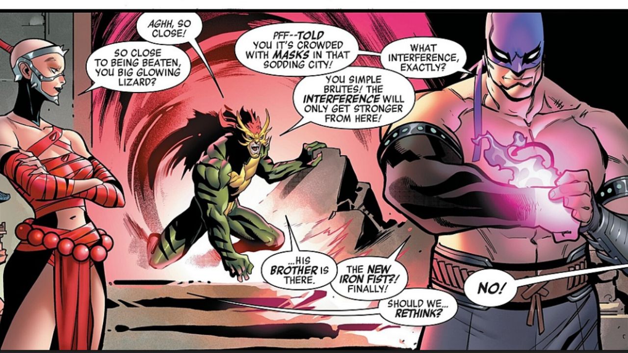 In Hell's Kitchen, Lie teams up with Daredevil (Elektra Natchios) and White Tiger (Ava Ayala) to face a shadowy, speed-based threat.