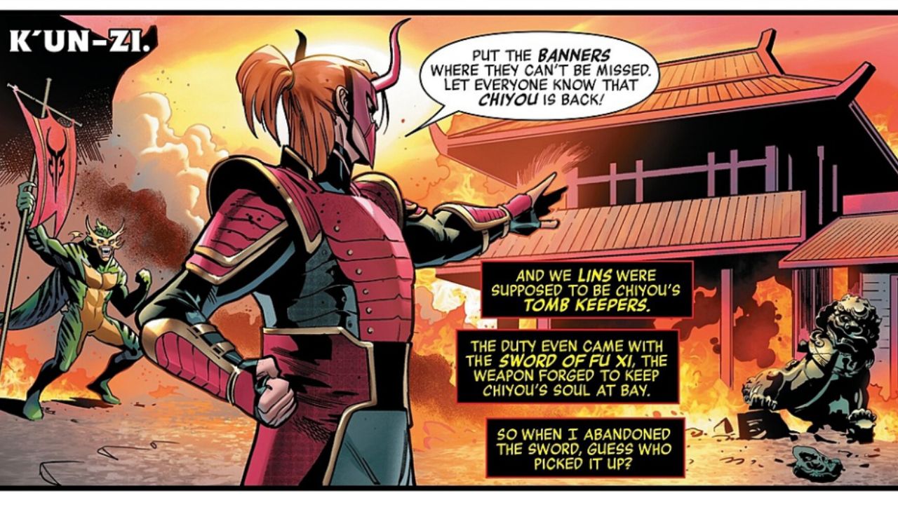 Lin Lie (the current Iron Fist) - Deadly Hands of K'un-Lun #1 - A War God Rises and Iron Fist’s Legacy Shatters