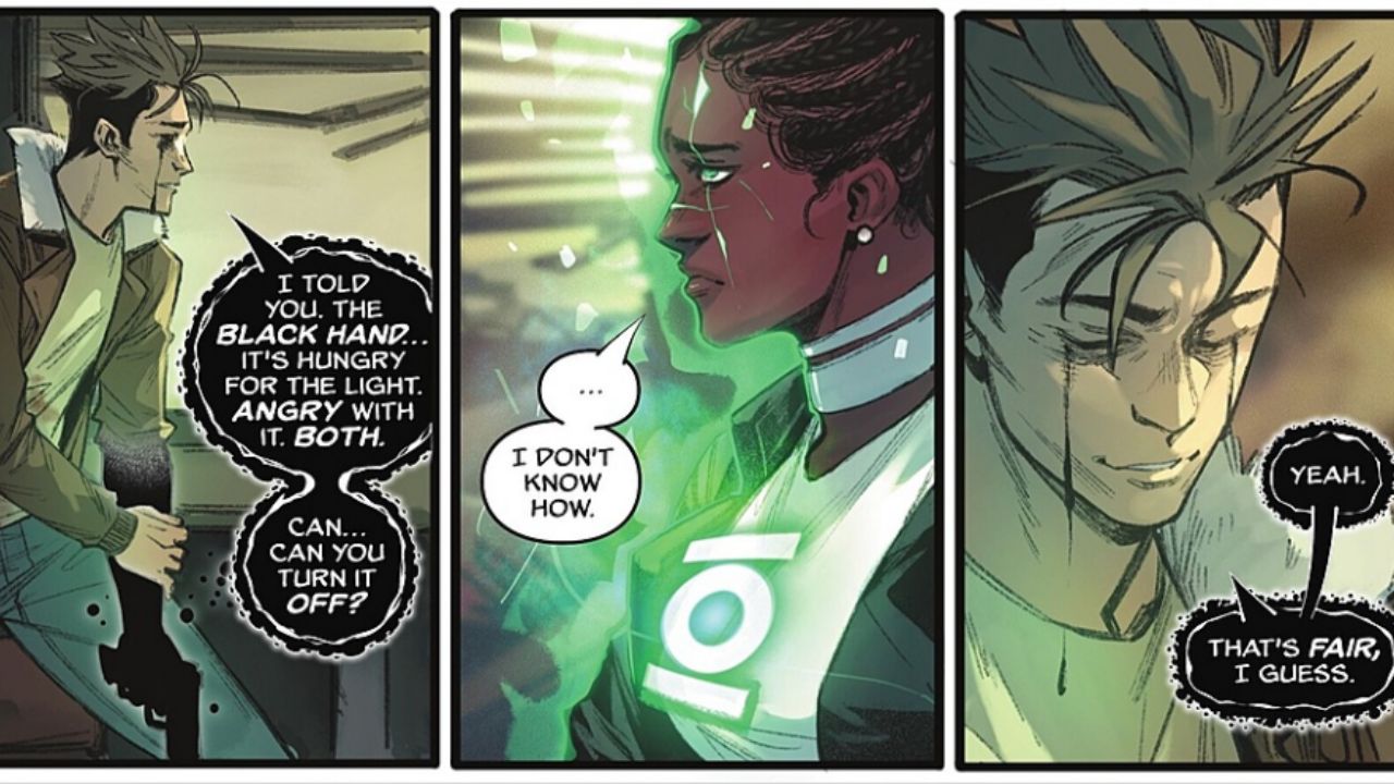 lack Hand is hungry for the light - Absolute Green Lantern #3 – The Price of Knowledge & The Death of John Stewart
