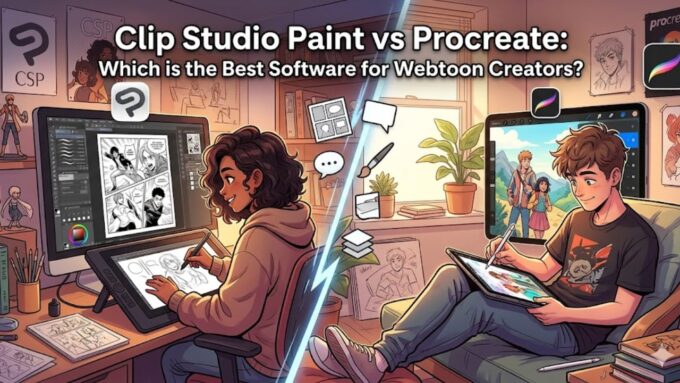 Clip Studio Paint vs Procreate Which is the Best Software for Webtoon Creators