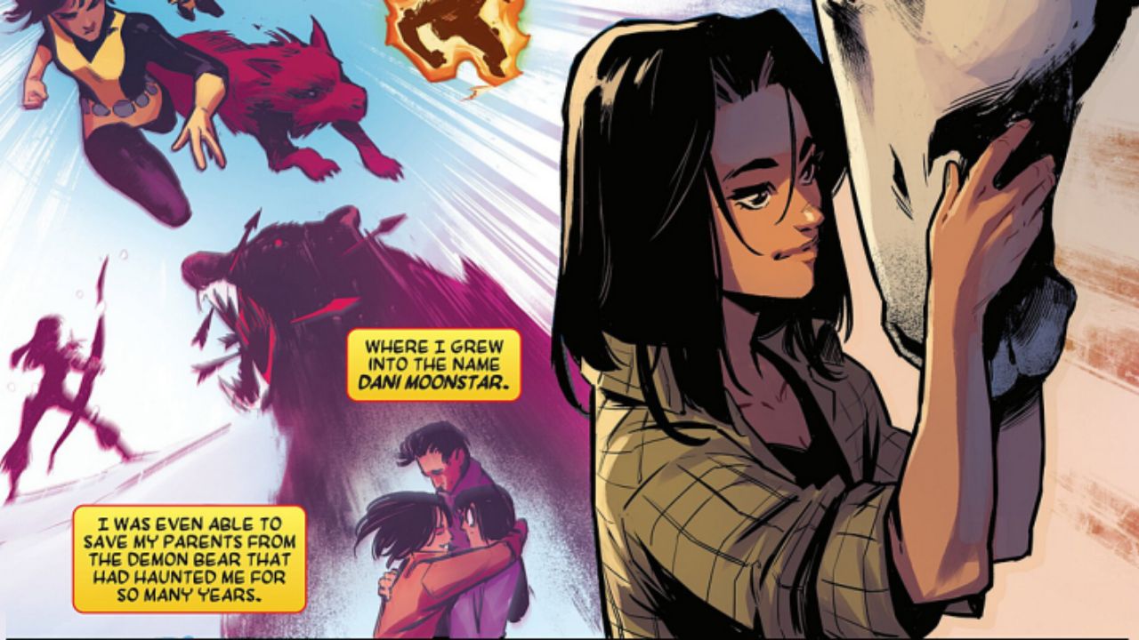 Dani Moonstar has returned to her parents' home in Boulder, Colorado