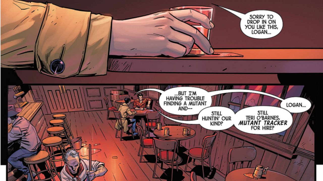 Logan back in a bar, but the tone has changed