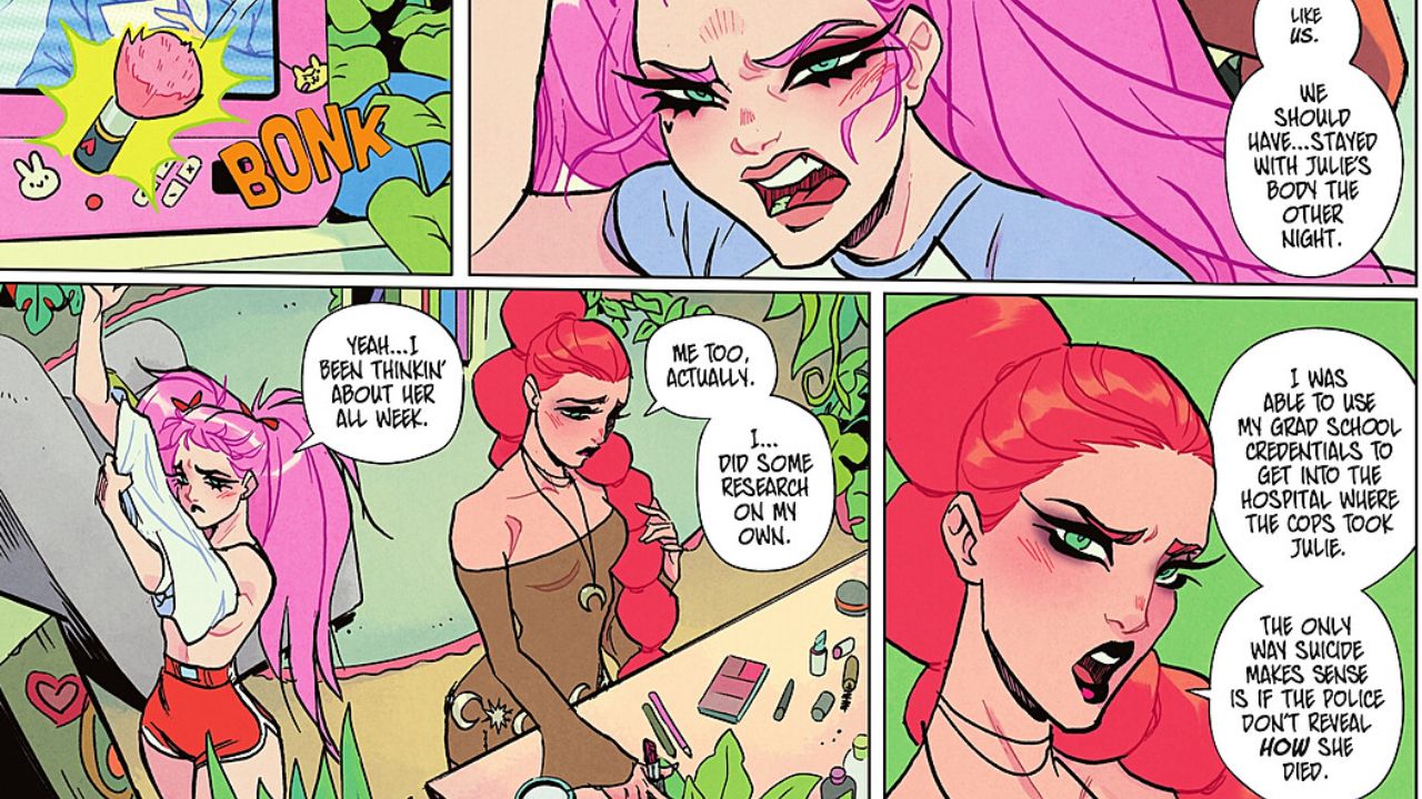 Poison Ivy reveals that she used her medical credentials