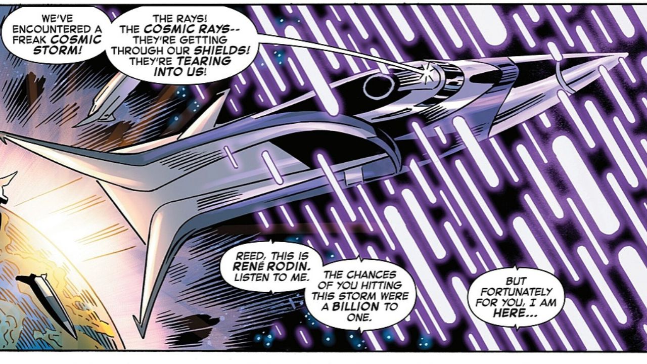 The Excelsior has hit a freak cosmic storm - Fantastic 4 - First Foes #1 (2026) - A Detailed Story