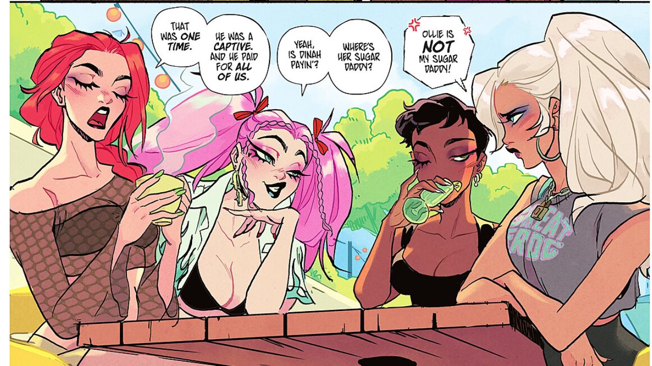 The atmosphere shifts from horror to the high-fashion - Sirens - Love Hurts #1 (2026) - Gotham’s Most Dangerous Bachelorette Party