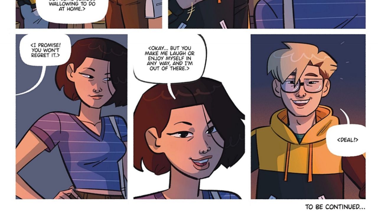 Castor convinces her to leave her wallowing behind and join him for Pho, promising they can be miserable together