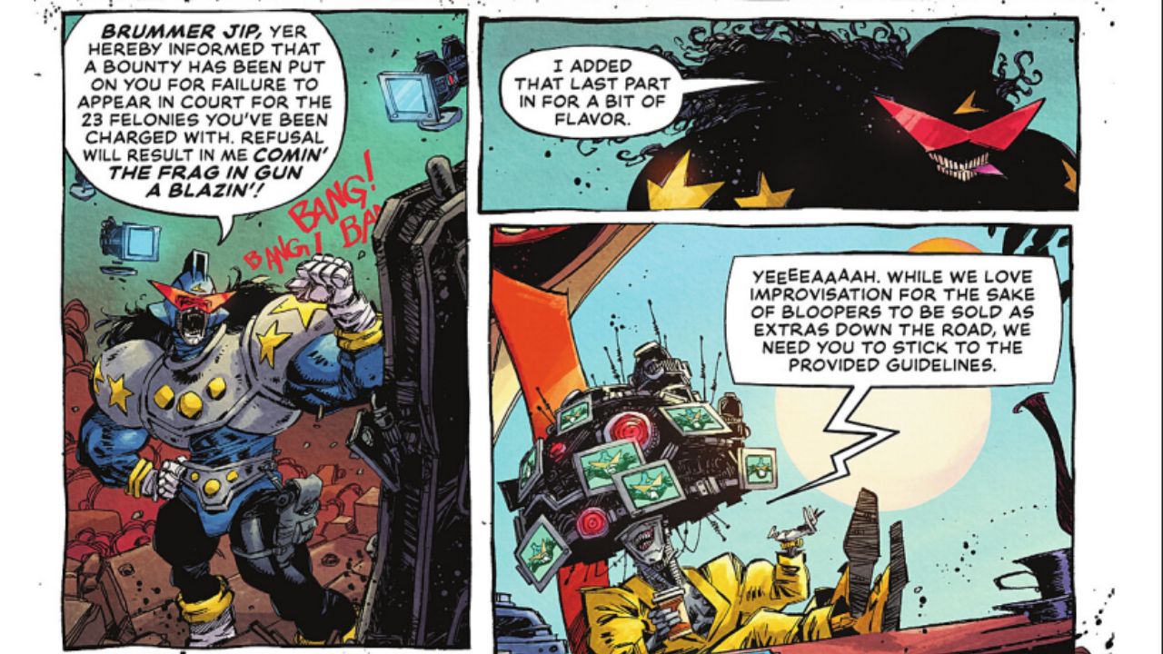 pre-approved legal statement informing Brummer of his 23 felonies and his failure to appear in court.