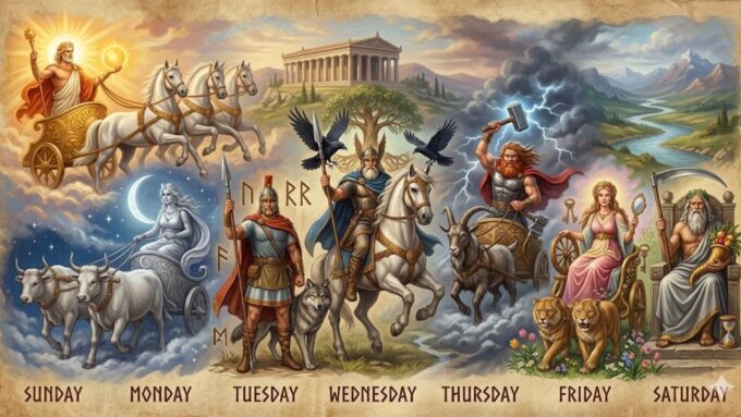 The Mythology Behind the Days of the Week Explained